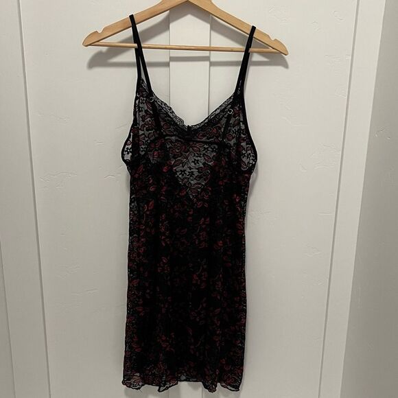 Valentines Day Y2K 00’s Vintage Feel Lace Chemise - Sz Large - Picture 6 of 9